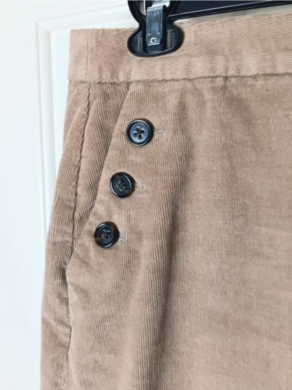 Banana Republic Women Tan Corduroy Mini Skirt Size 8